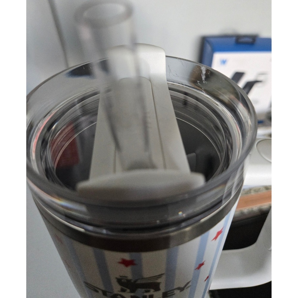 Stanley 30oz Quencher H2.0 Tumbler Blue Story Stripes Stars 10-13236-0387 - Picture 6 of 7